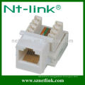 White utp cat5e rj45 angel keystone jack